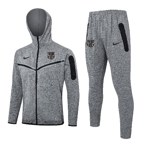 Chándal con Capucha FC Barcelona | Full Grey