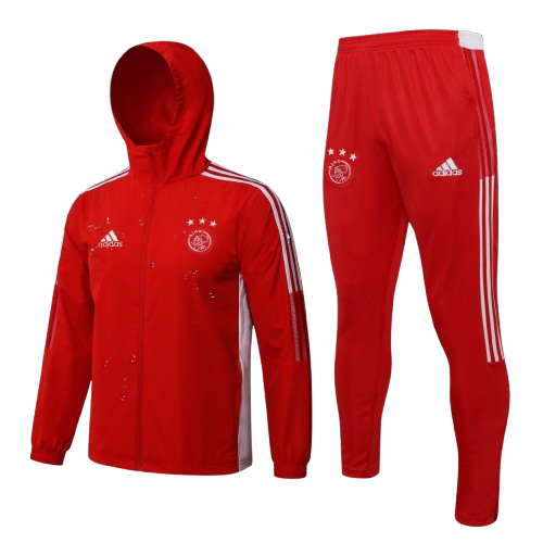 Chándal con Cortavientos Ajax de Ámsterdam | Full Red