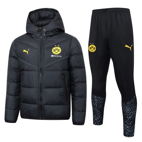 Chándal con Chaquetón Borussia Dortmund | Full Black (2)