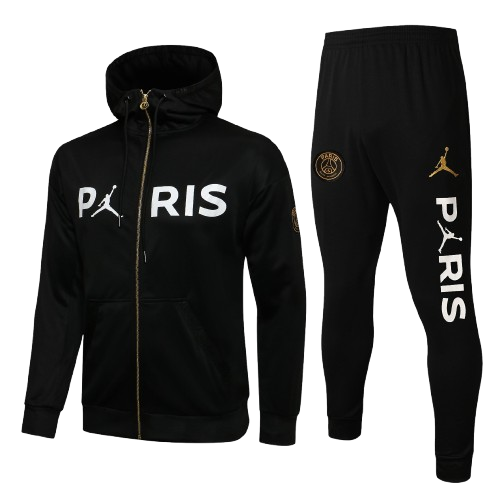 Chándal con Capucha x Paris Saint-Germain "PSG" | Negro & Blanco