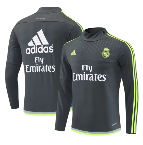 Chaqueta Retro Real Madrid | Fly Emirates Gris